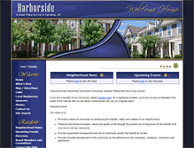 Tablet Screenshot of harborsidecornelius.com